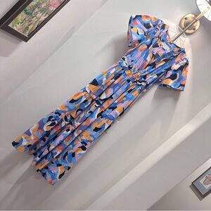 Anthropologie Multicolor Maxi Dress